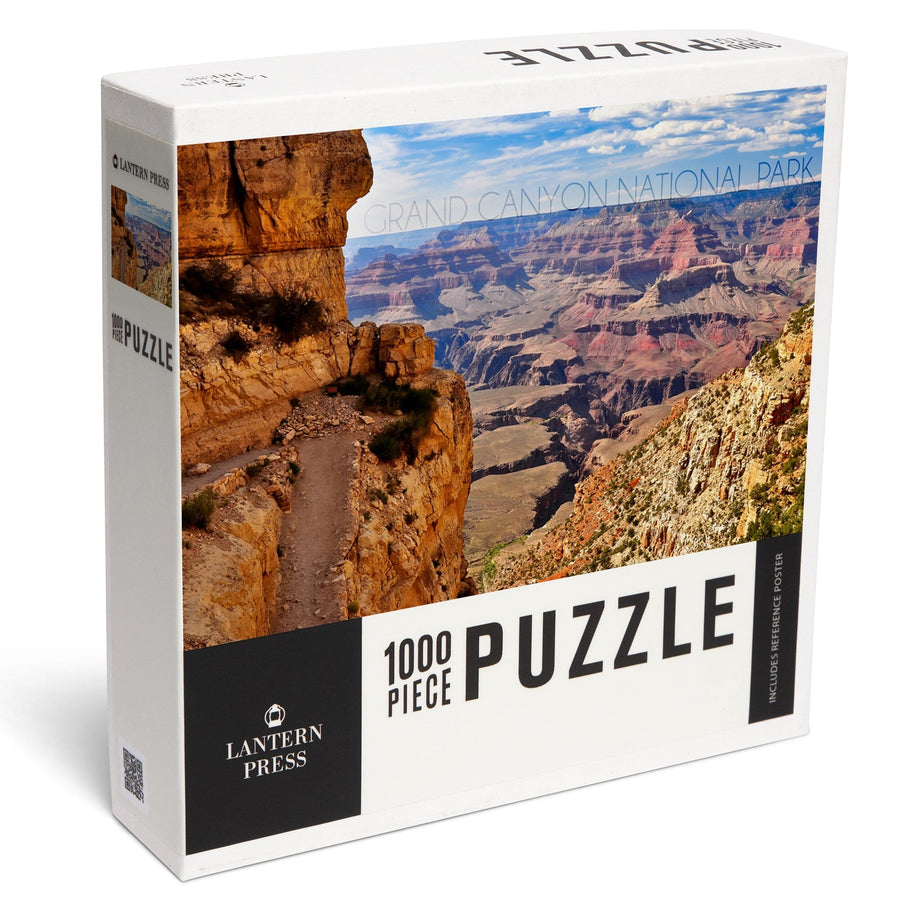 Grand Canyon National Park, Trail View, Jigsaw Puzzle Puzzle Lantern Press 