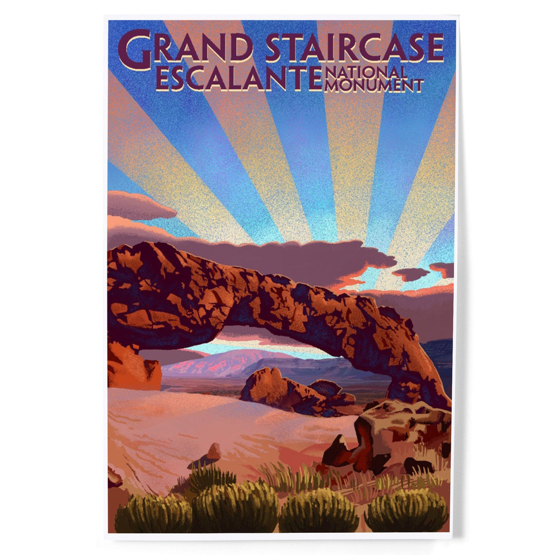Grand Staircase-Escalante National Monument, Utah, Art & Giclee Prints Art Lantern Press 