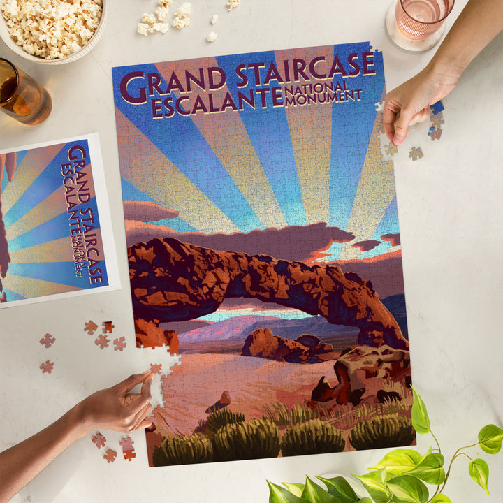 Grand Staircase-Escalante National Monument, Utah, Jigsaw Puzzle Puzzle Lantern Press 