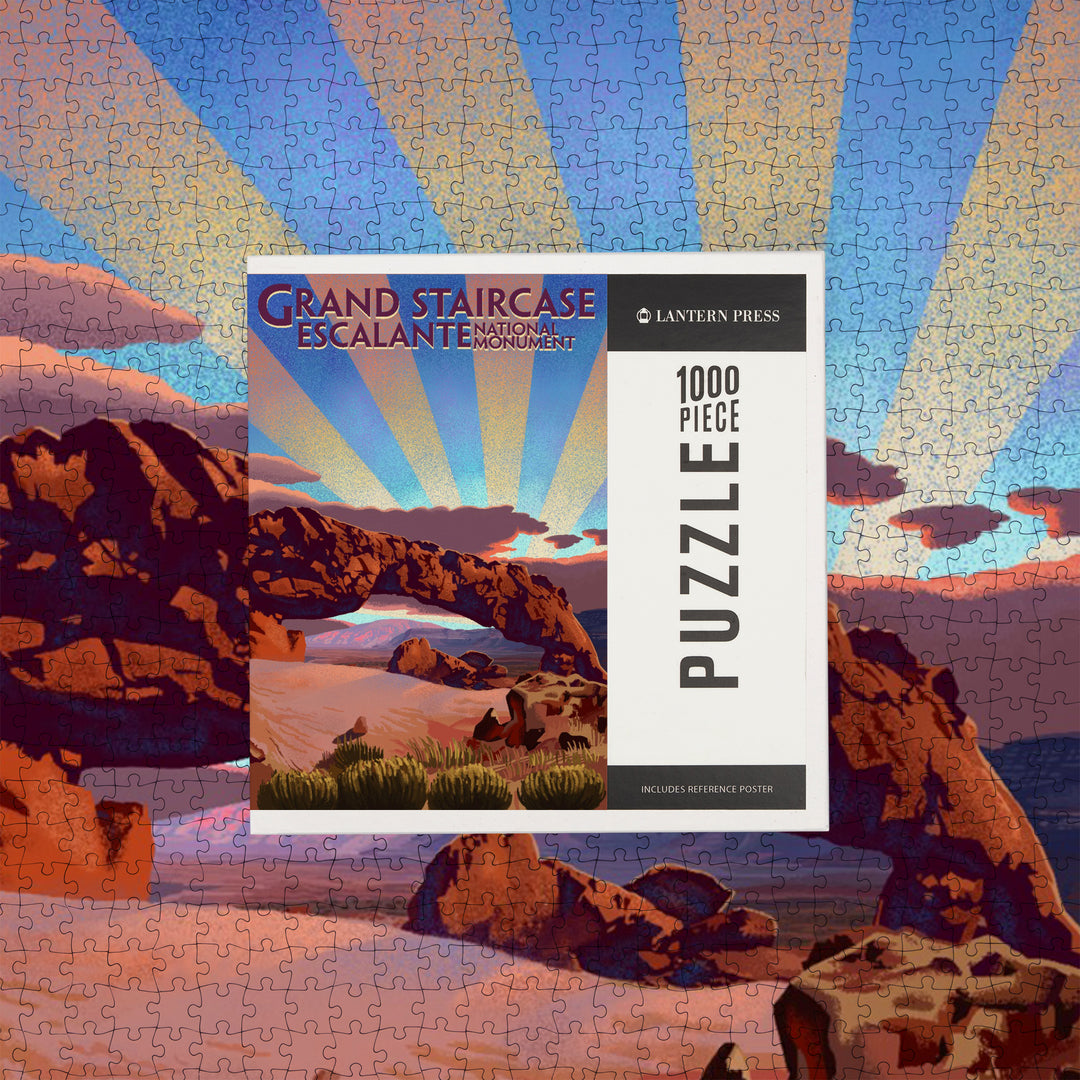 Grand Staircase-Escalante National Monument, Utah, Jigsaw Puzzle Puzzle Lantern Press 
