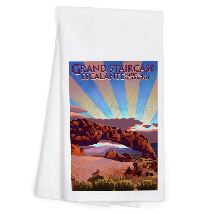 Grand Staircase-Escalante National Monument, Utah, Organic Cotton Kitchen Tea Towels Kitchen Lantern Press 