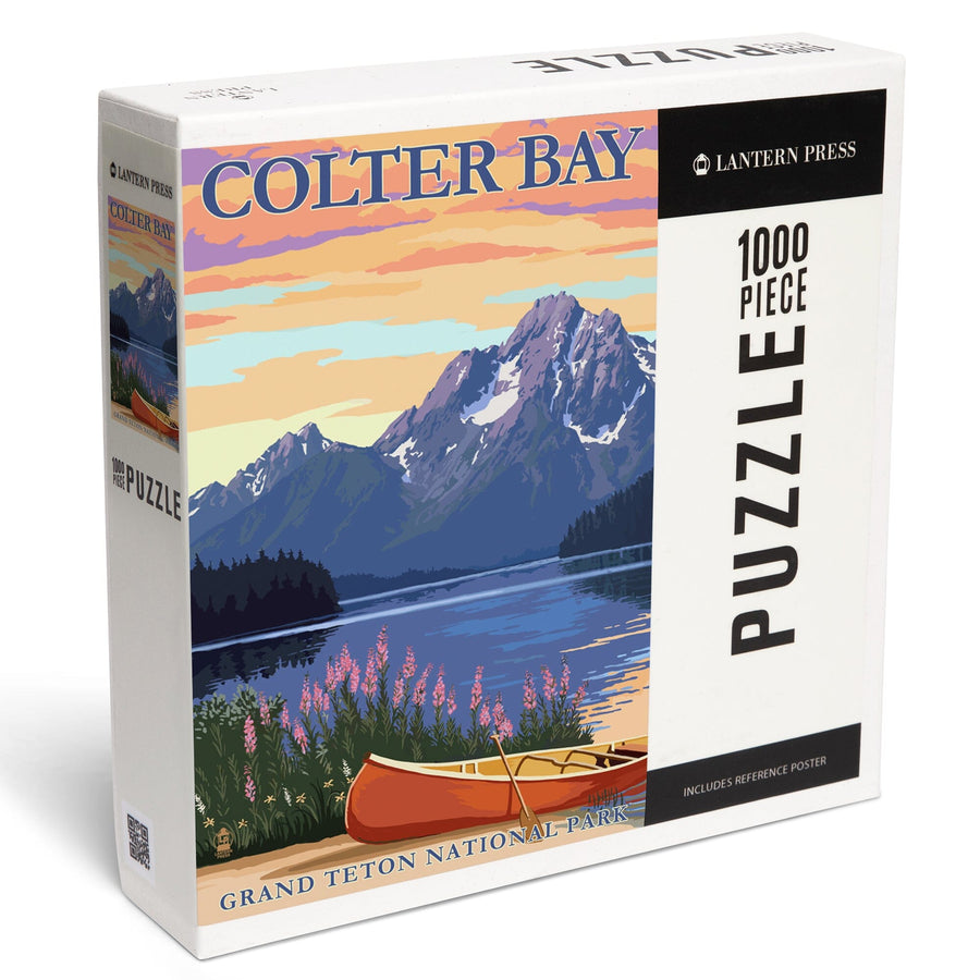 Grand Teton National Park, Wyoming, Colter Bay, Jigsaw Puzzle Puzzle Lantern Press 