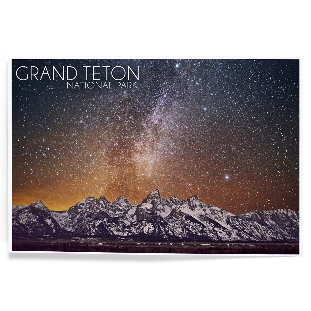 Grand Teton National Park, Wyoming, Milky Way, Art & Giclee Prints Art Lantern Press 