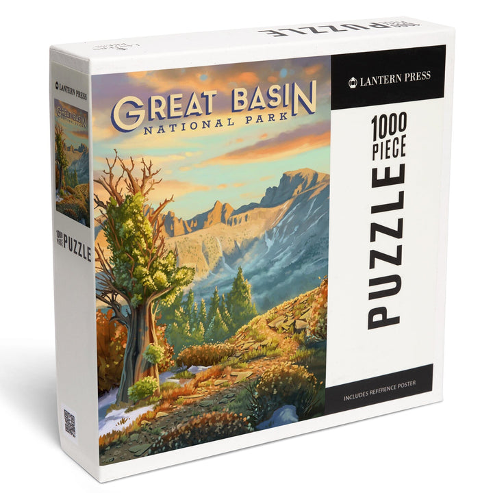 Great Basin National Park, Nevada, Oil Painting, Jigsaw Puzzle Puzzle Lantern Press 