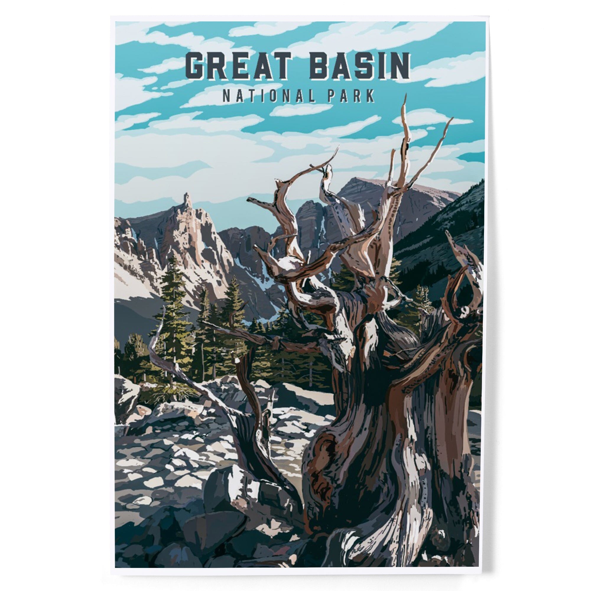 Great Basin National Park Photographic Giclee Print top (12x18) - Teresa Lake / Nevada