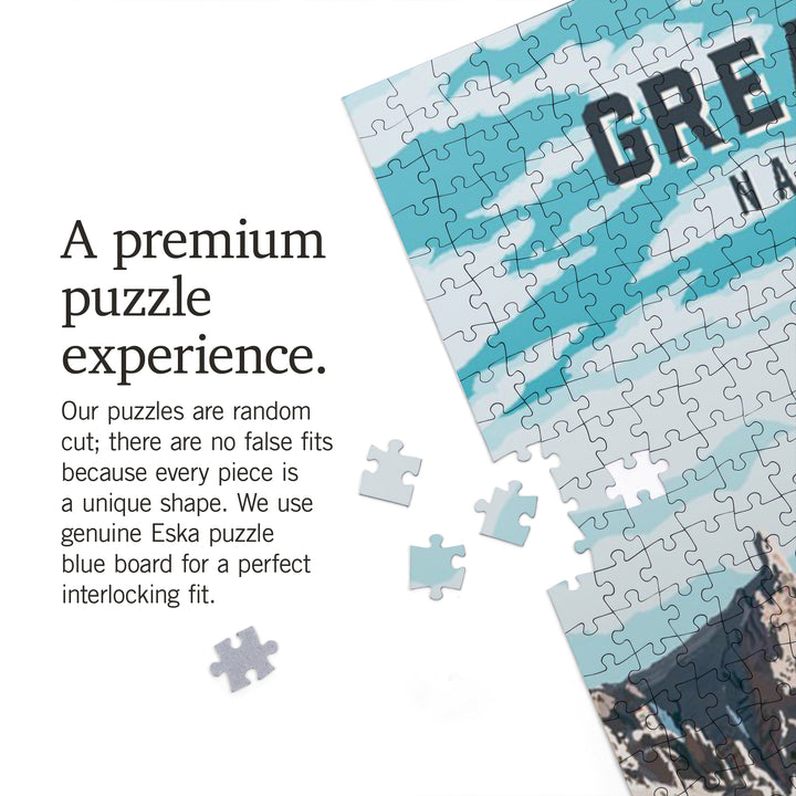 Great Basin National Park, Nevada, Painterly National Park Series, Jigsaw Puzzle Puzzle Lantern Press 
