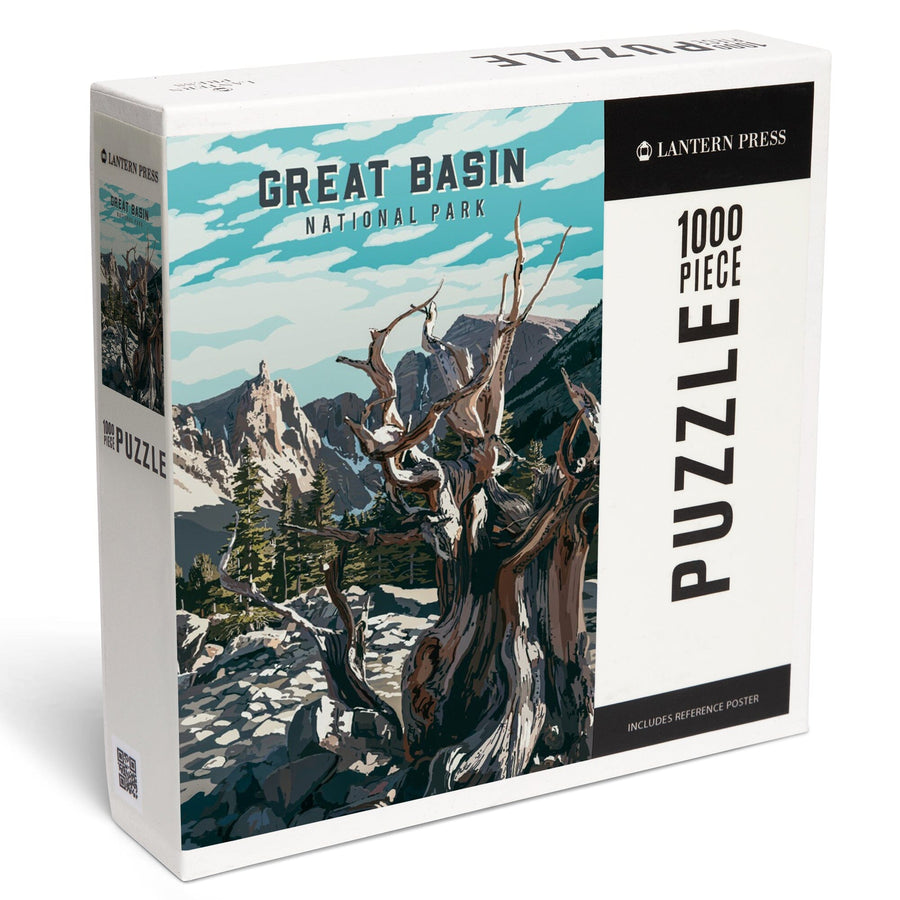 Great Basin National Park, Nevada, Painterly National Park Series, Jigsaw Puzzle Puzzle Lantern Press 