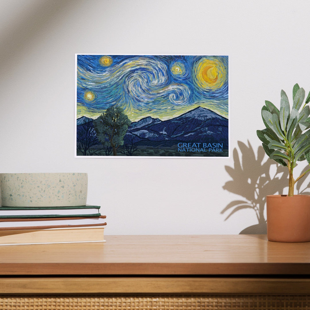 Great Basin National Park, Starry Night National Park Series, Art & Giclee Prints Art Lantern Press 