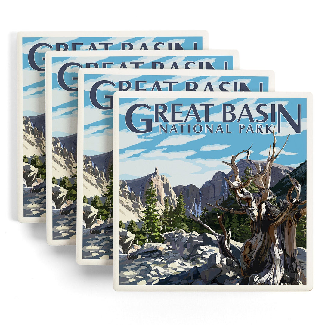 Great Basin National Park, Wheeler Peak, Coasters Coasters Lantern Press 