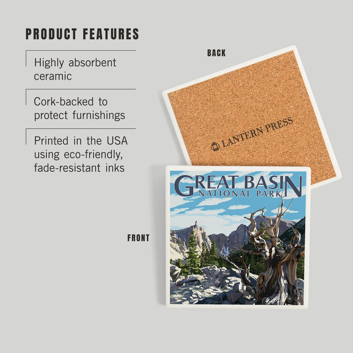 Great Basin National Park, Wheeler Peak, Coasters Coasters Lantern Press 