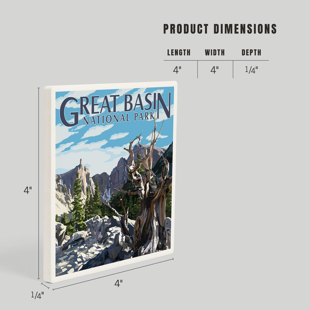 Great Basin National Park, Wheeler Peak, Coasters Coasters Lantern Press 