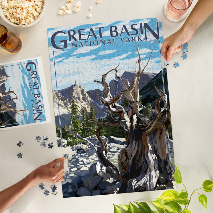Great Basin National Park, Wheeler Peak, Jigsaw Puzzle Puzzle Lantern Press 