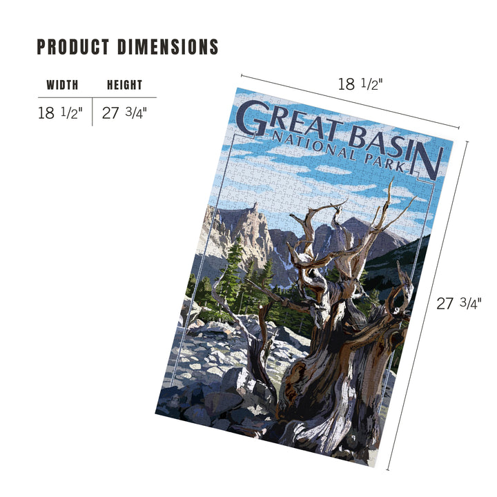 Great Basin National Park, Wheeler Peak, Jigsaw Puzzle Puzzle Lantern Press 