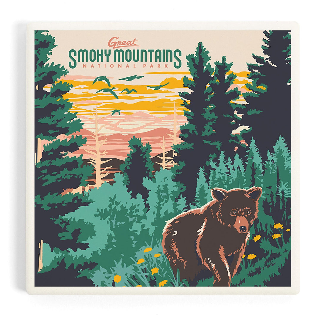 Great Smoky Mountains National Park, Explorer Series, Coasters Coasters Lantern Press 