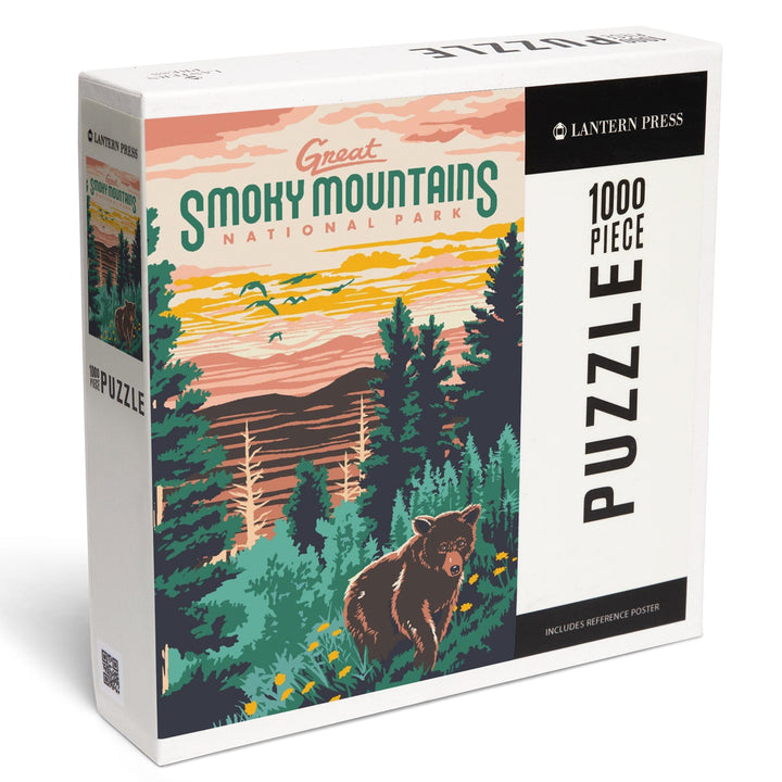 Great Smoky Mountains National Park, Explorer Series, Jigsaw Puzzle Puzzle Lantern Press 