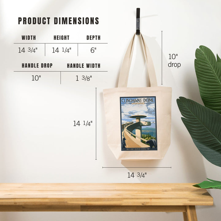 Great Smoky Mountains National Park, Tennessee, Clingmans Dome, Tote Bag Totes Lantern Press 