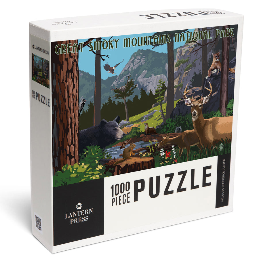 Great Smoky Mountains National Park, Wildlife Utopia, Jigsaw Puzzle Puzzle Lantern Press 