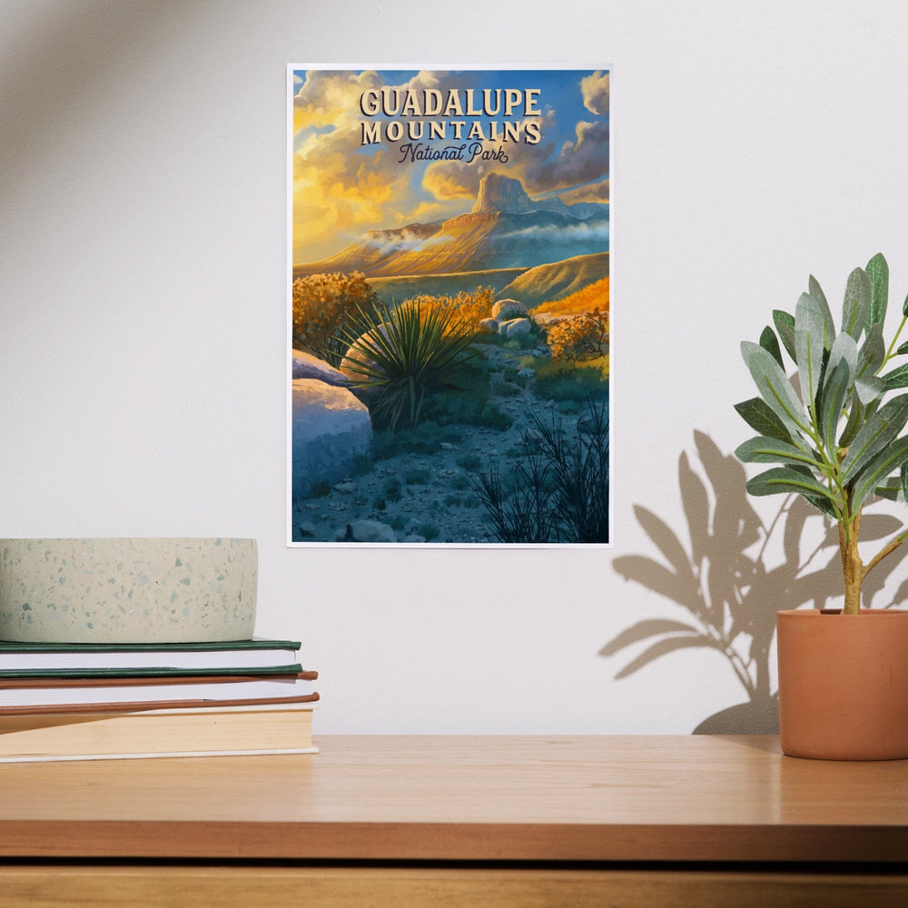 Guadalupe Mountains National Park, Oil Painting, Art & Giclee Prints Art Lantern Press 