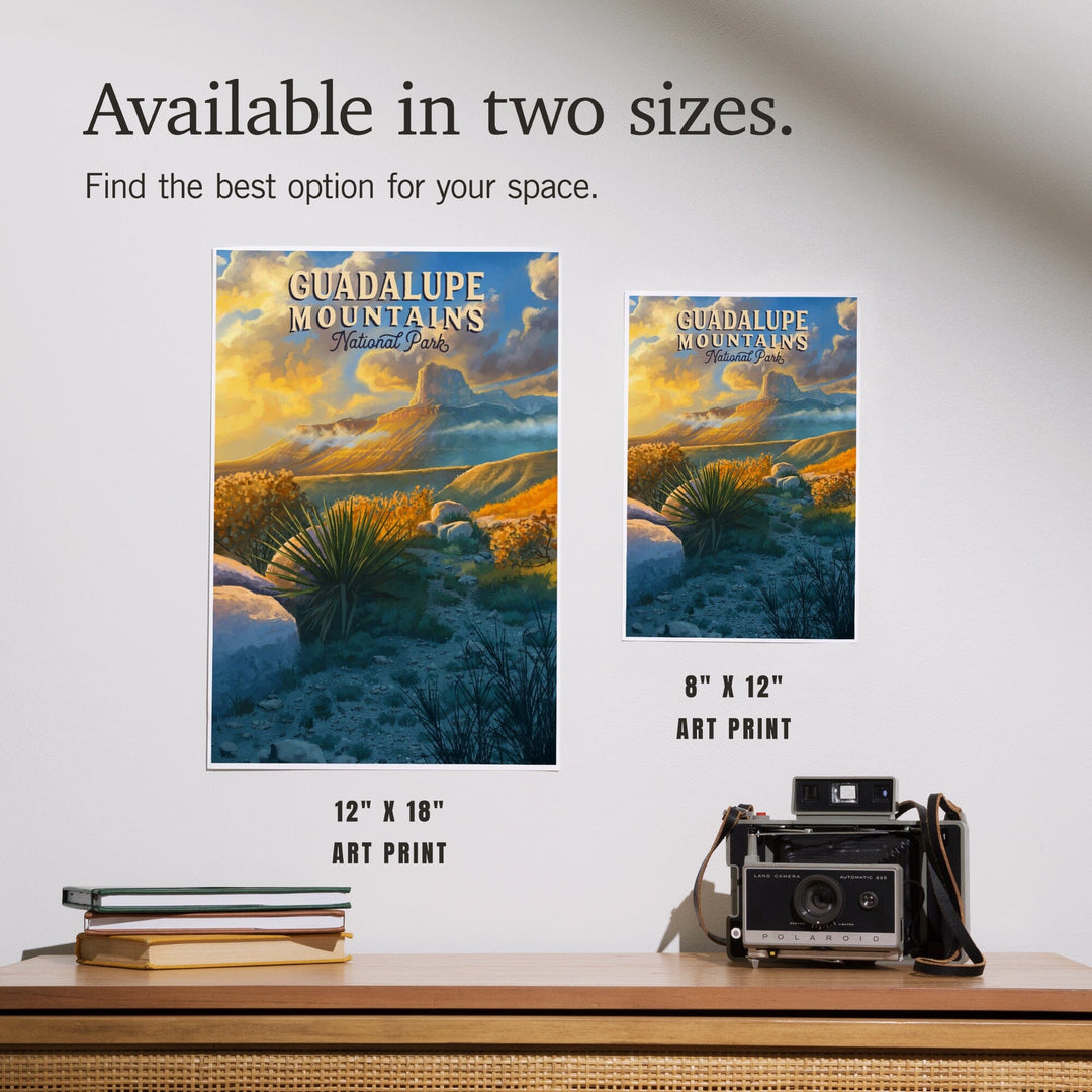 Guadalupe Mountains National Park, Oil Painting, Art & Giclee Prints Art Lantern Press 