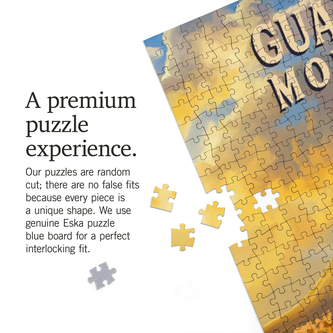 Guadalupe Mountains National Park, Oil Painting, Jigsaw Puzzle Puzzle Lantern Press 