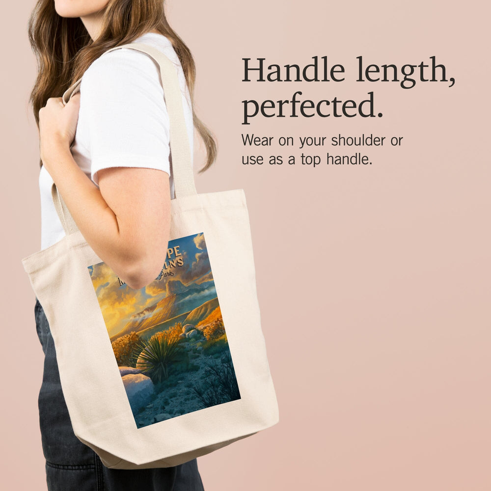 Guadalupe Mountains National Park, Oil Painting, Tote Bag Totes Lantern Press 
