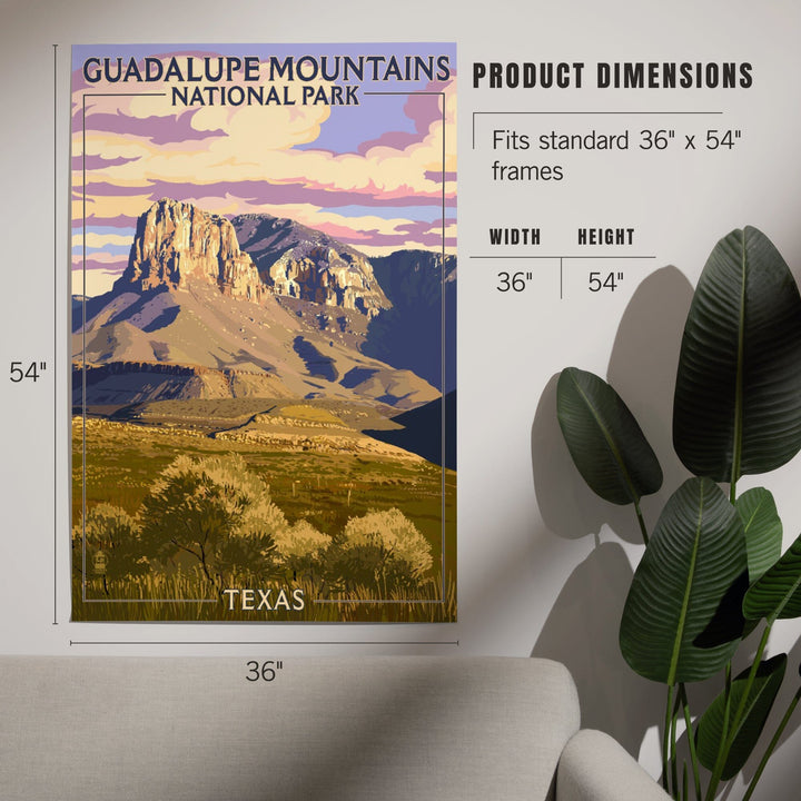 Guadalupe Mountains National Park, Texas, Art & Giclee Prints Art Lantern Press 