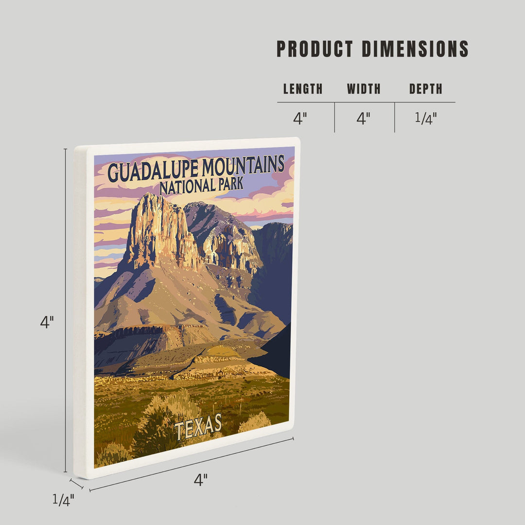 Guadalupe Mountains National Park, Texas, Coasters Coasters Lantern Press 