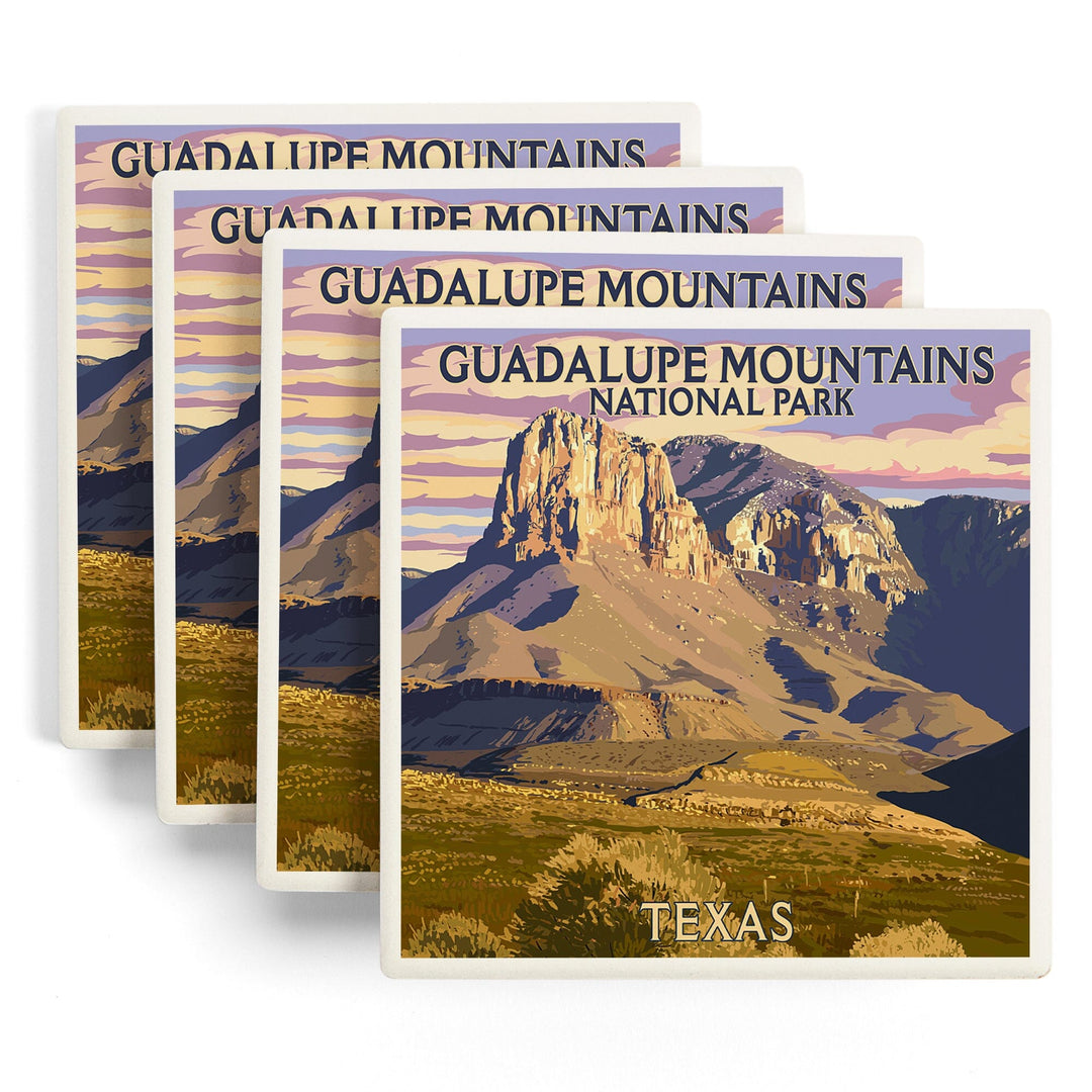 Guadalupe Mountains National Park, Texas, Coasters Coasters Lantern Press 