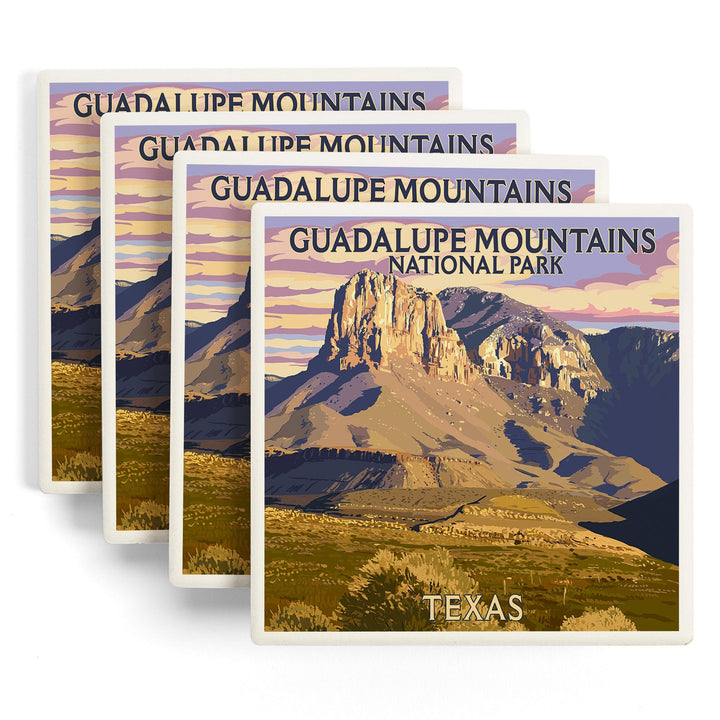 Guadalupe Mountains National Park, Texas, Coasters Coasters Lantern Press 