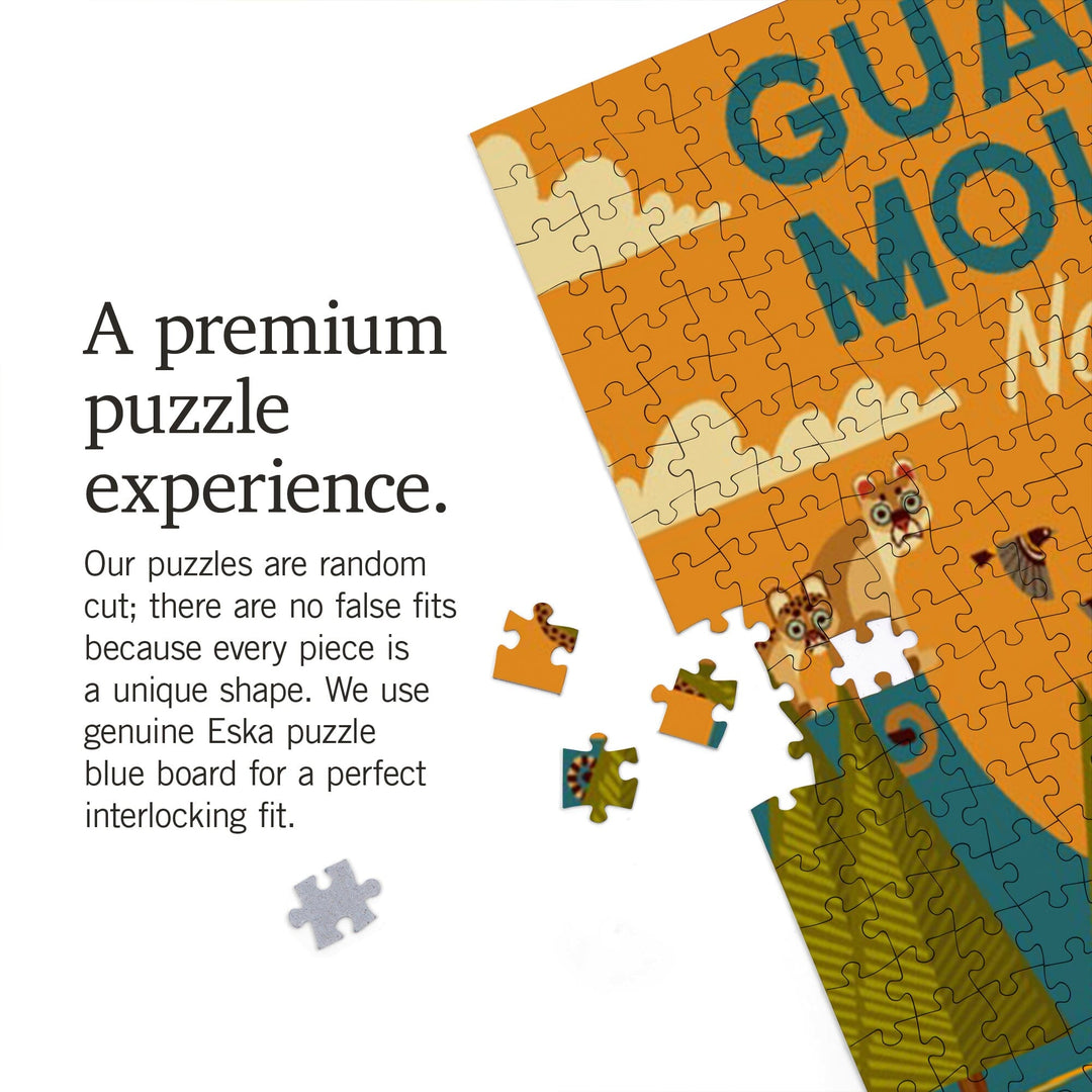 Guadalupe Mountains National Park, Texas, Geometric, Jigsaw Puzzle Puzzle Lantern Press 