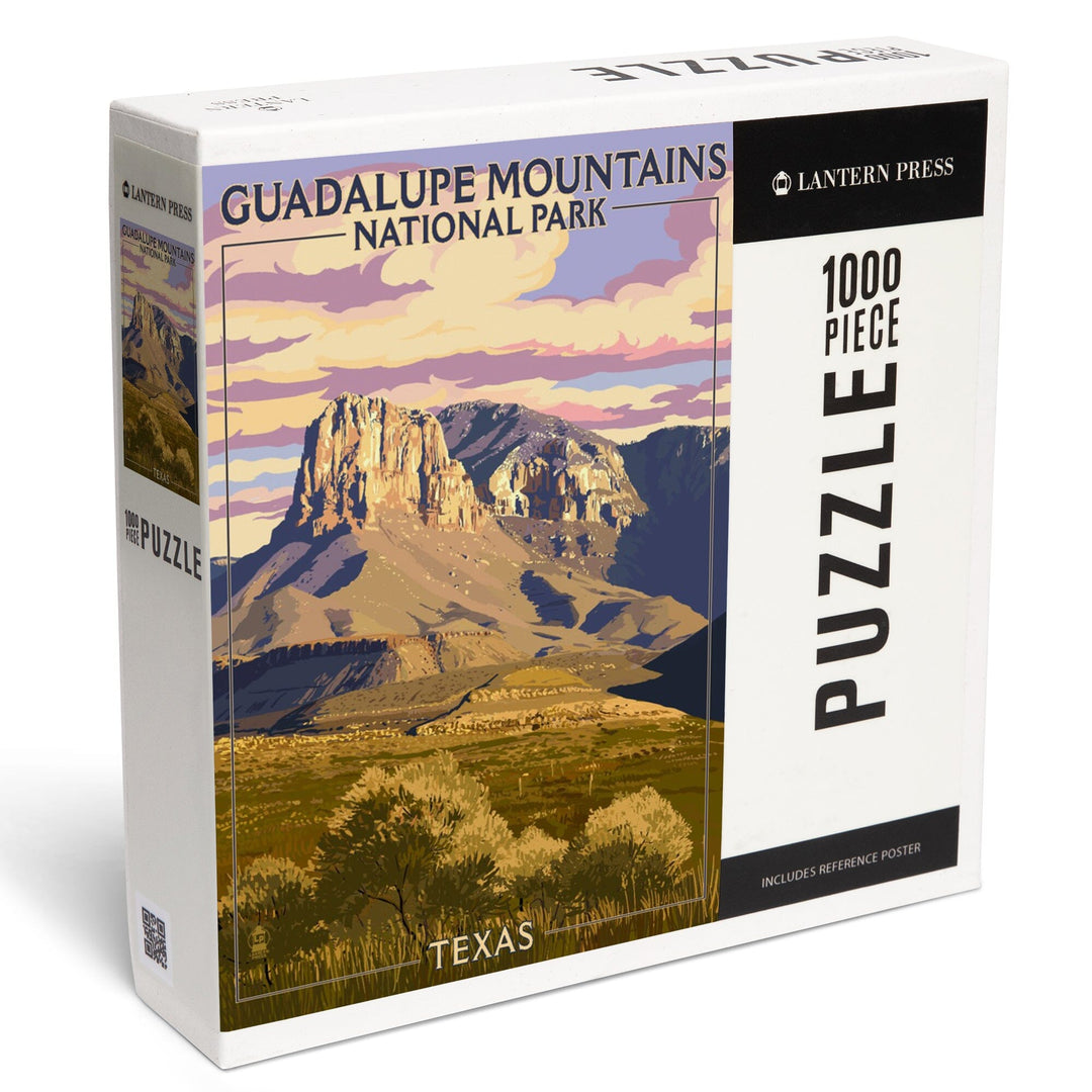 Guadalupe Mountains National Park, Texas, Jigsaw Puzzle Puzzle Lantern Press 