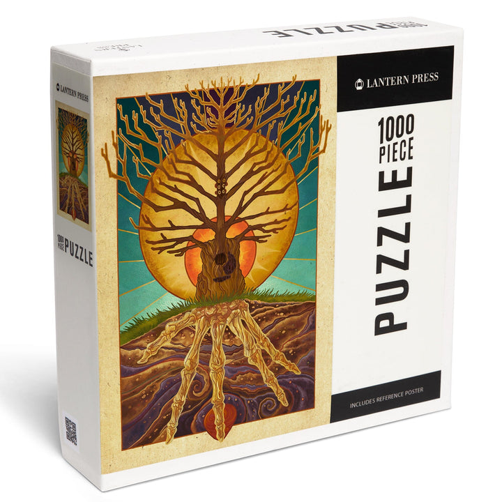Guitar Tree, Jigsaw Puzzle Puzzle Lantern Press 