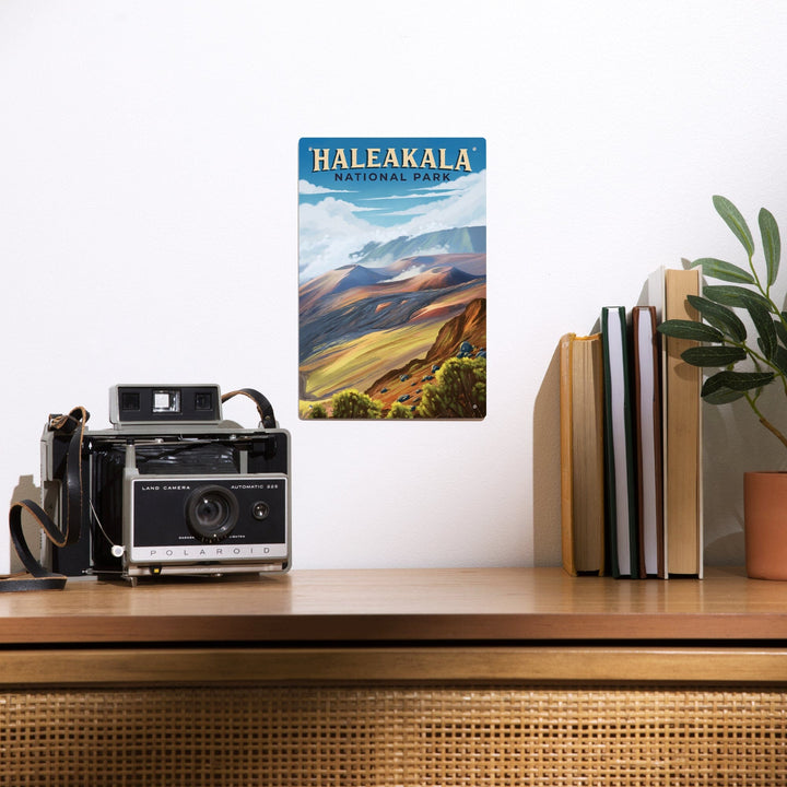 Haleakalā National Park, Hawaii, Oil Painting, Metal Signs Metal Lantern Press 