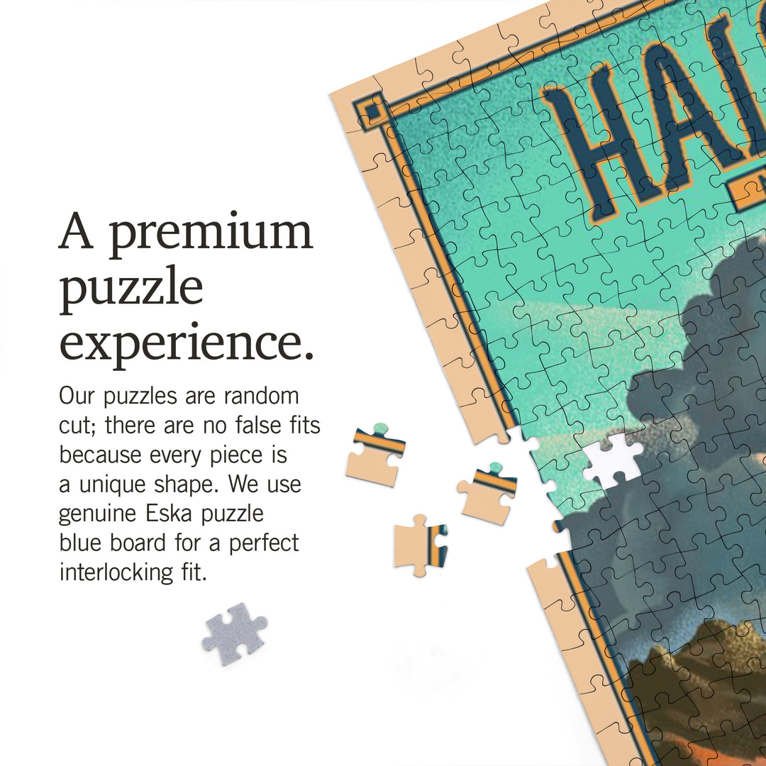 Haleakalā National Park, Lithograph National Park Series, Jigsaw Puzzle Puzzle Lantern Press 