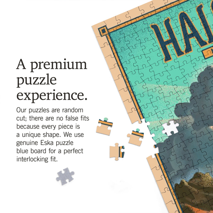 Haleakalā National Park, Lithograph National Park Series, Jigsaw Puzzle Puzzle Lantern Press 