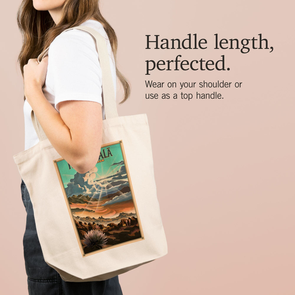 Haleakalā National Park, Lithograph National Park Series, Tote Bag Totes Lantern Press 