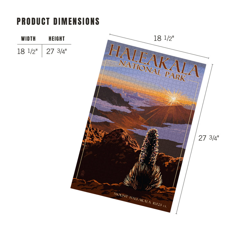 Haleakalā National Park, Sunrise, Jigsaw Puzzle Puzzle Lantern Press 