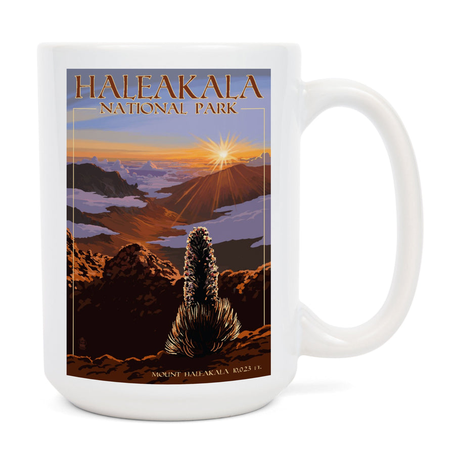 Haleakala National Park, Sunrise, Lantern Press Artwork, Ceramic Mug Mugs Lantern Press 
