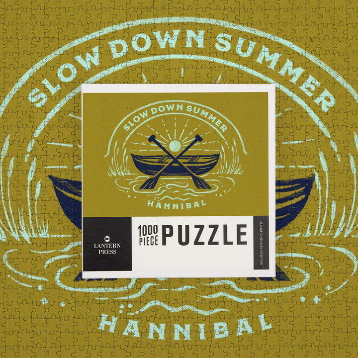 Hannibal, Missouri, Lake Life Series, Slow Down Summer, Jigsaw Puzzle Puzzle Lantern Press 