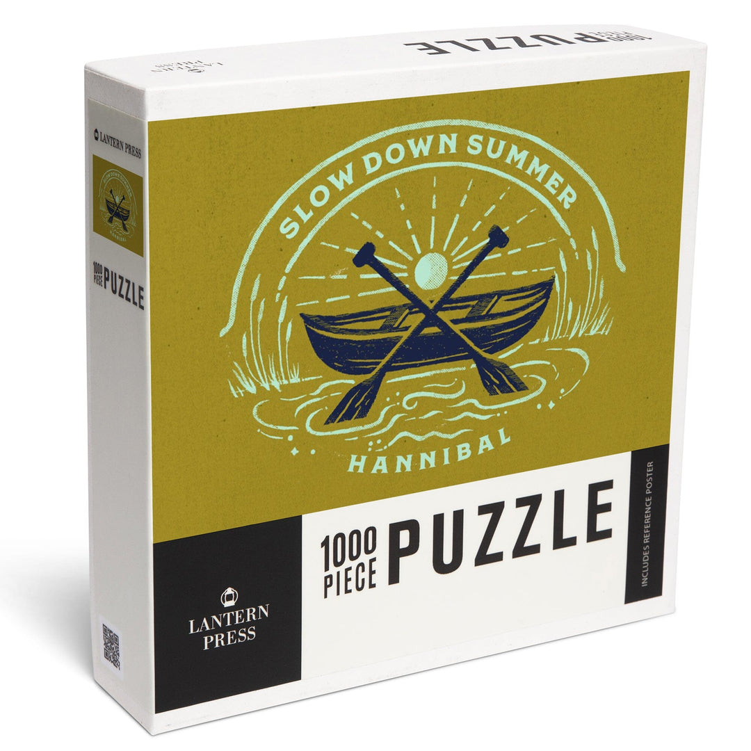 Hannibal, Missouri, Lake Life Series, Slow Down Summer, Jigsaw Puzzle Puzzle Lantern Press 