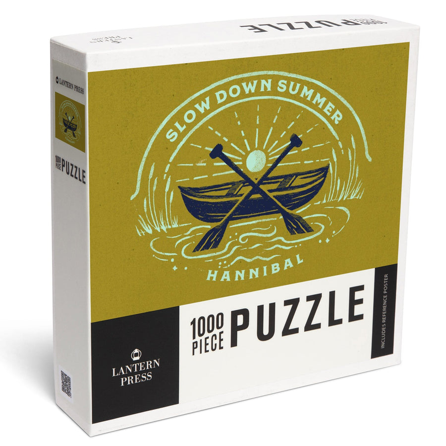 Hannibal, Missouri, Lake Life Series, Slow Down Summer, Jigsaw Puzzle Puzzle Lantern Press 