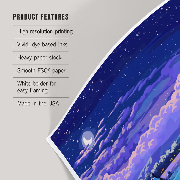 Happy Howlidays, Painterly, Santa Dog and Helpers, Art & Giclee Prints Art Lantern Press 