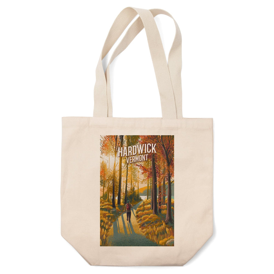 Hardwick, Vermont, Walk in the Woods, Day Hike, Tote Bag Totes Lantern Press 