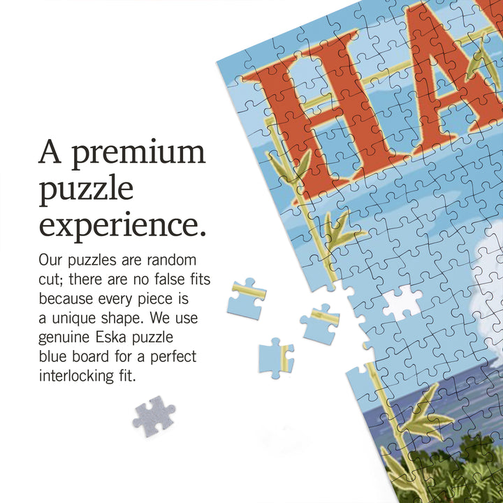 Hawaii Volcanoes National Park, Camper Van, Jigsaw Puzzle Puzzle Lantern Press 