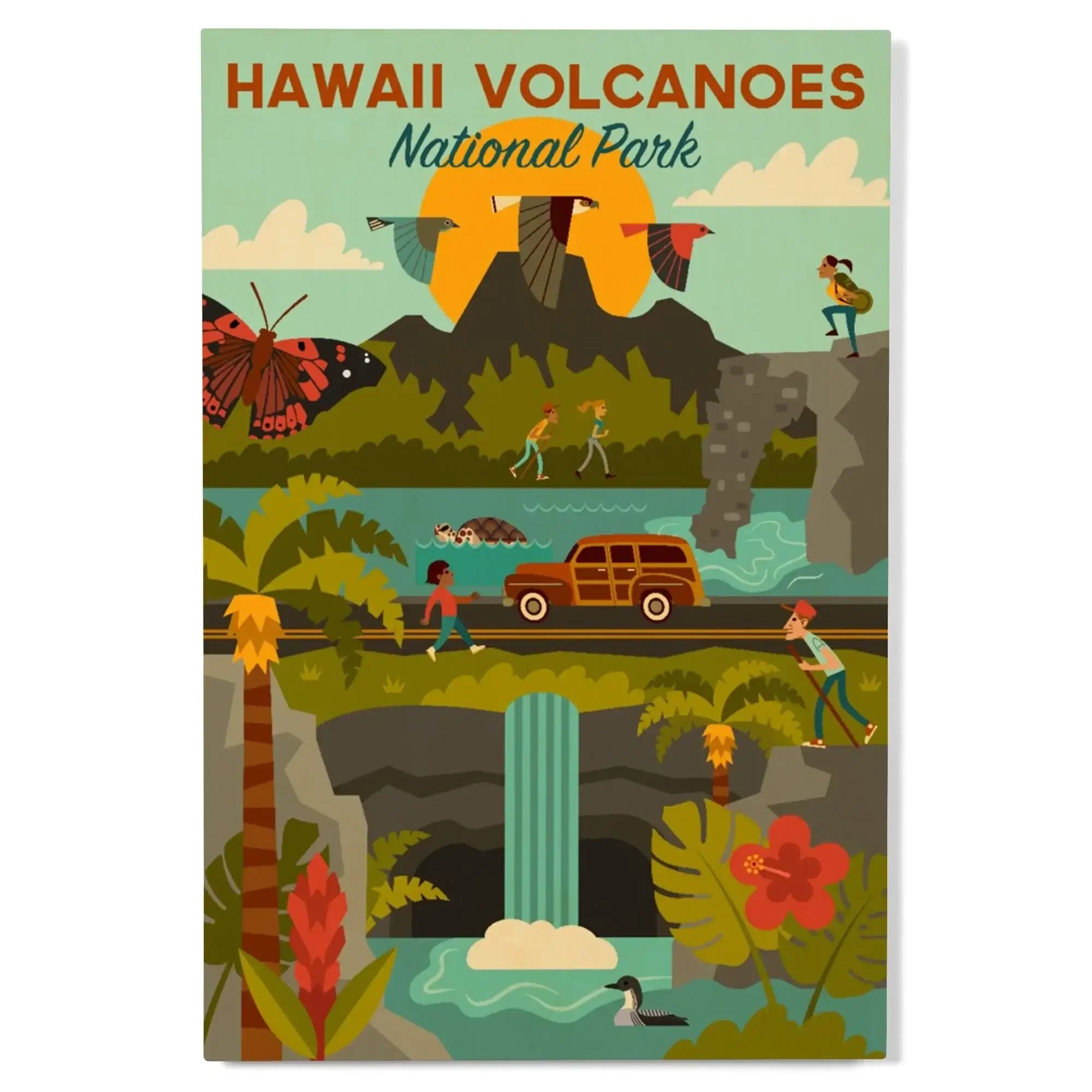 Hawaii Volcanoes National Park, Hawaii, Geometric National Park