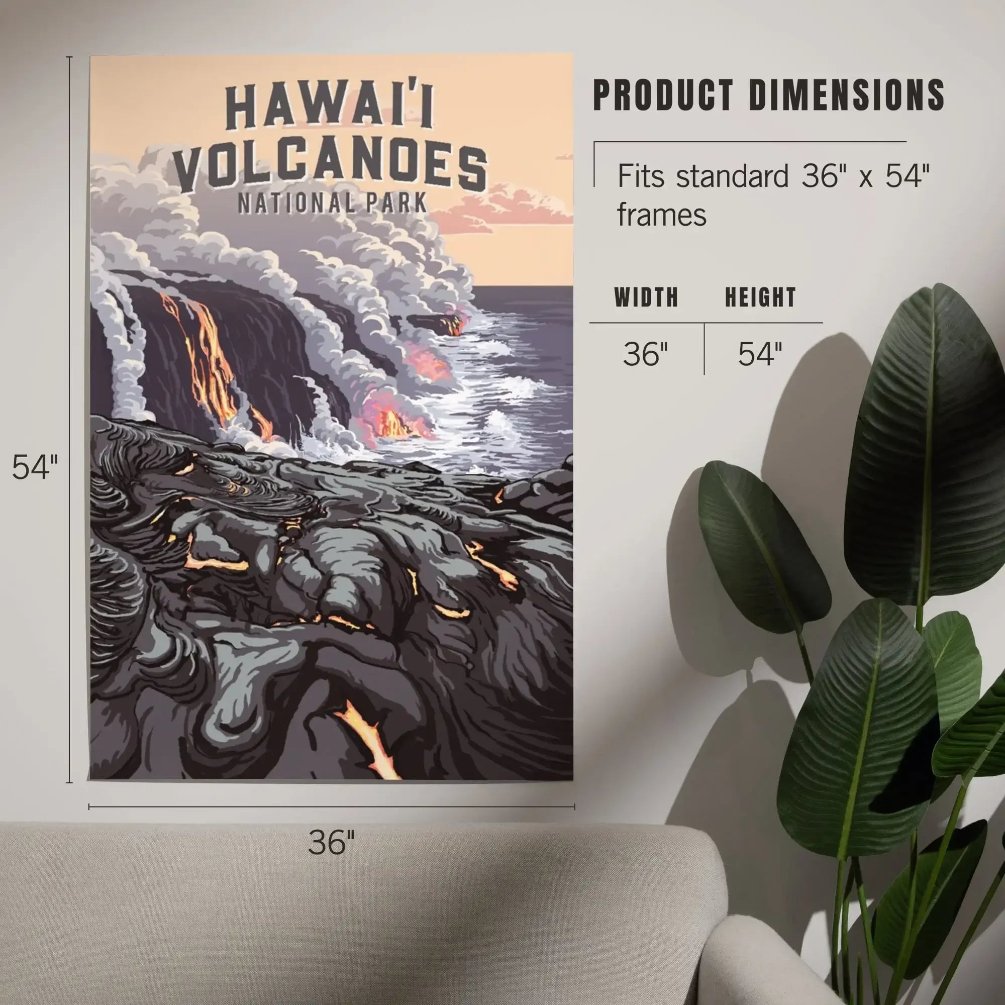 Hawaii Volcanoes National Park, Hawaii, Painterly National Park
