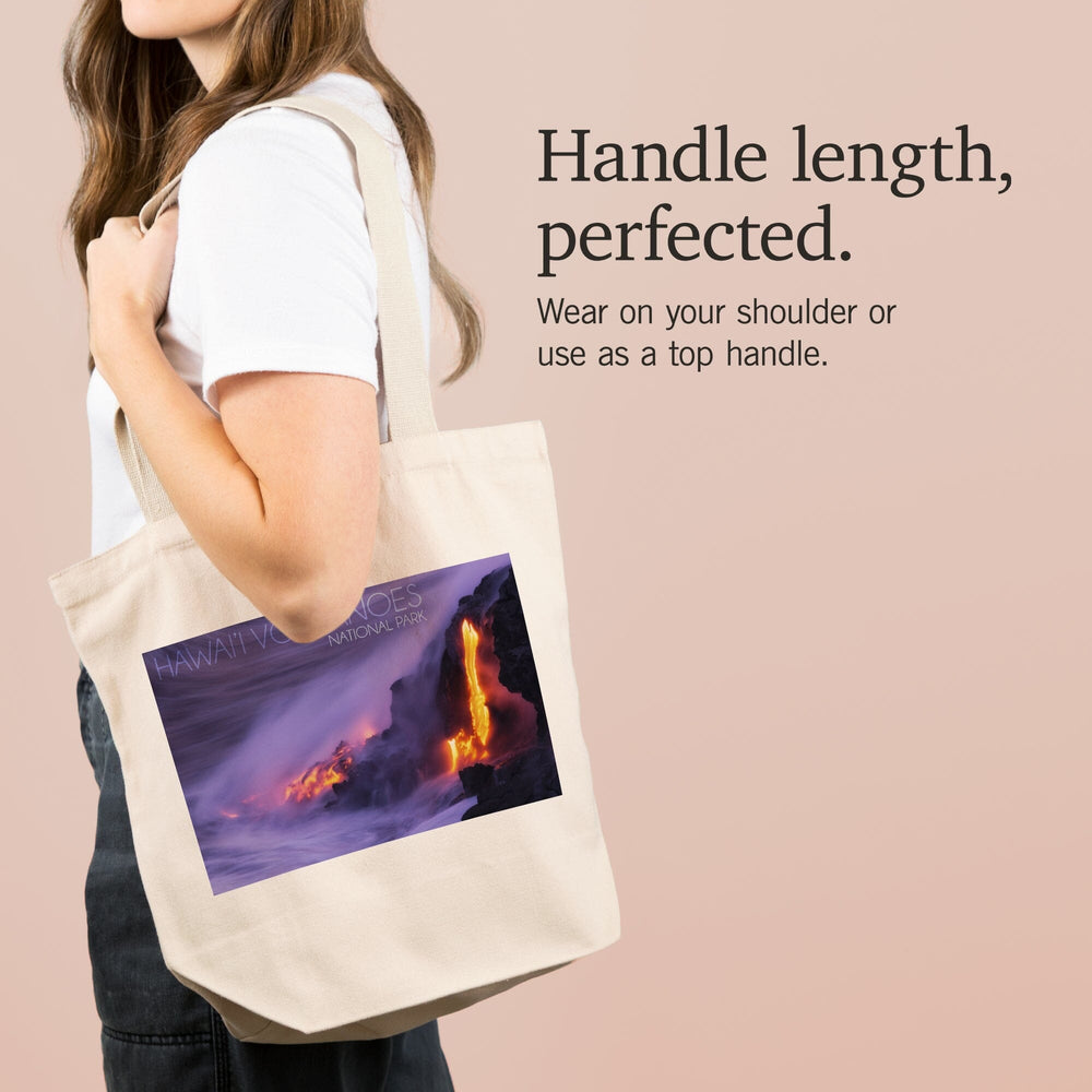 Hawaii Volcanoes National Park, Lava Flow, Tote Bag Totes Lantern Press 