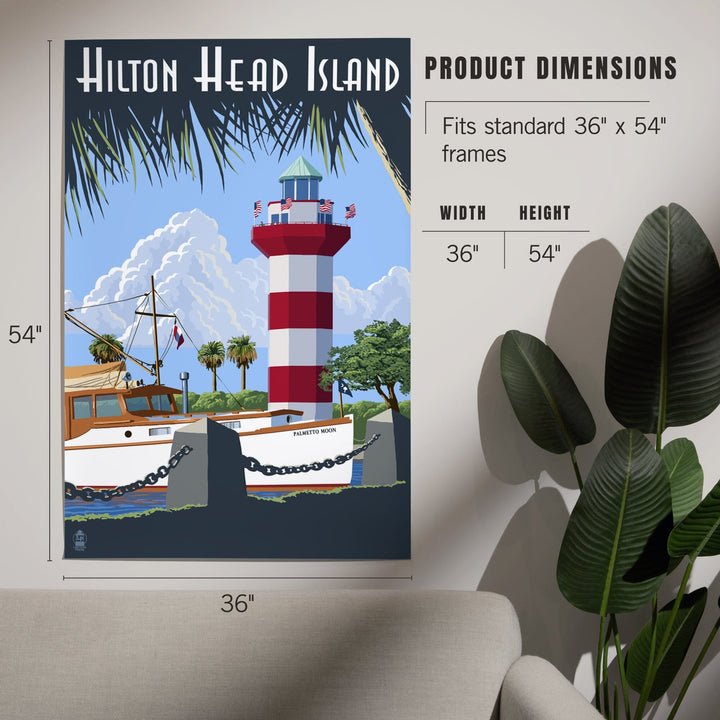 Hilton Head Island, South Carolina, Harbour Town Lighthouse, Art & Giclee Prints Art Lantern Press 