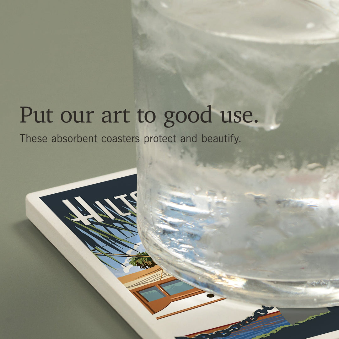 Hilton Head Island, South Carolina, Harbour Town Lighthouse, Coasters Coasters Lantern Press 