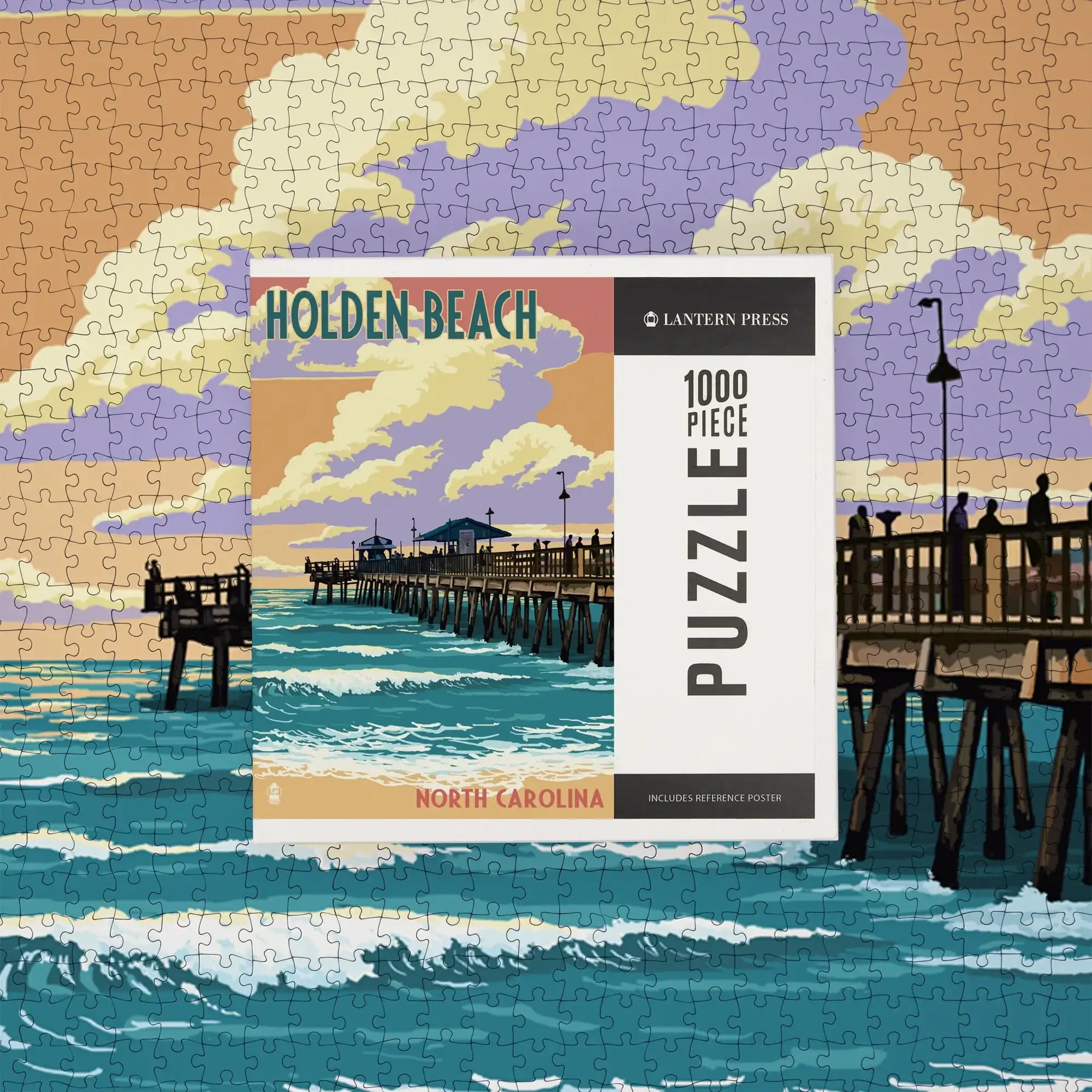 Holden Beach, North Carolina, Fishing Pier, 1000 piece jigsaw